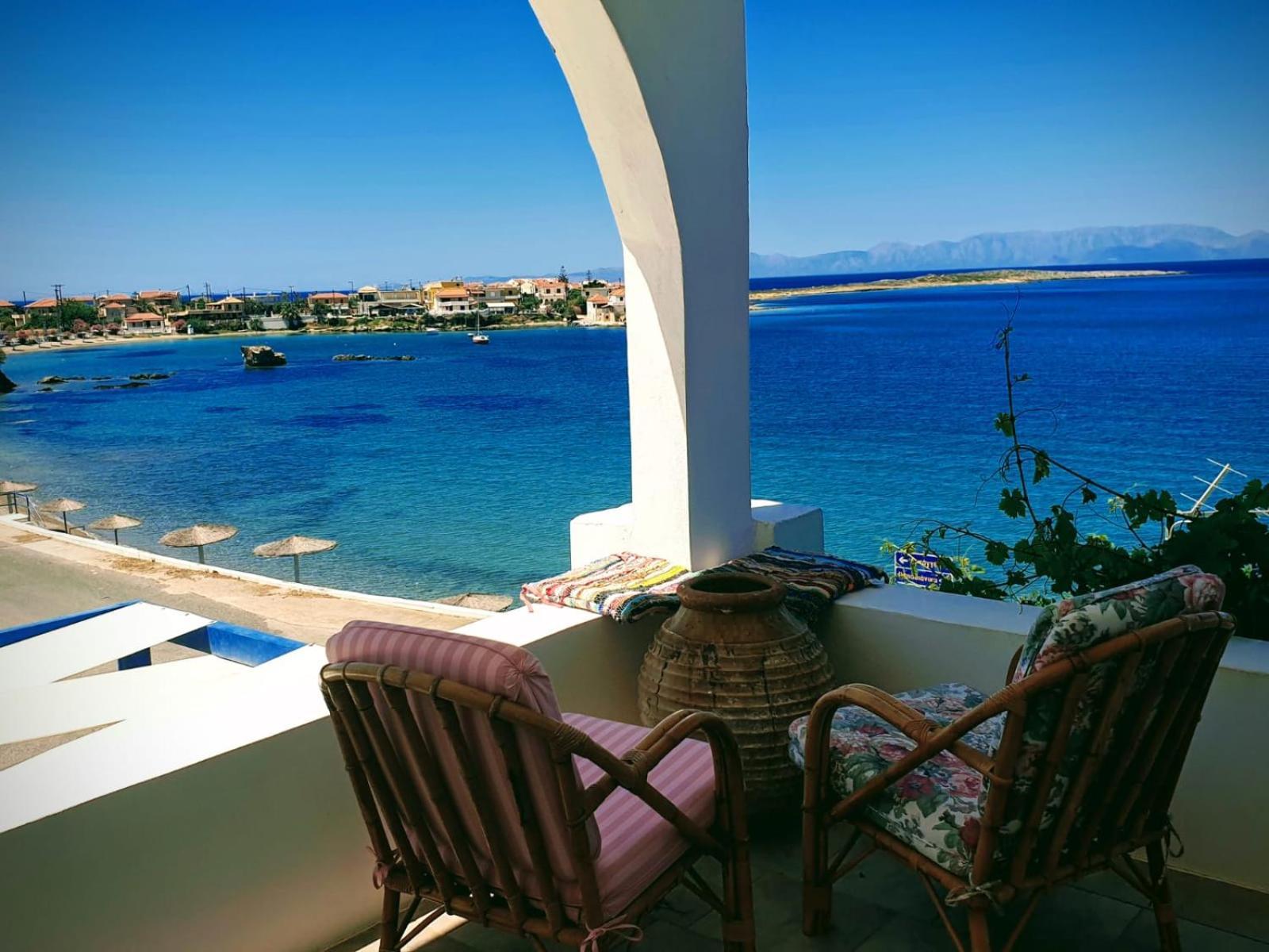 Sunset Holiday House Archangelos  Buitenkant foto